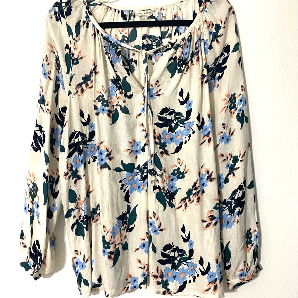 LUCKY Brand Floral blouse